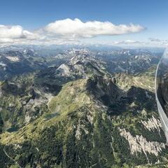 Flugwegposition um 10:20:18: Aufgenommen in der Nähe von Gemeinde Weißpriach, 5573, Österreich in 2673 Meter